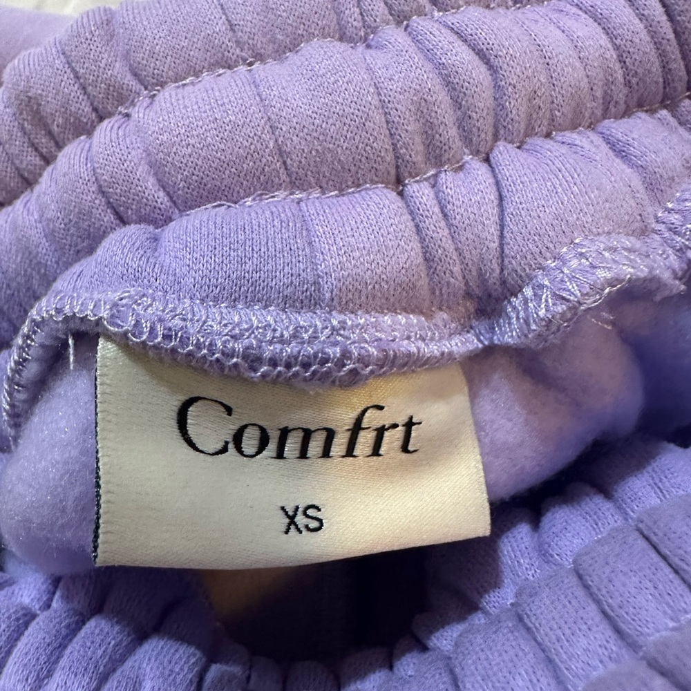 Cozy Purple Women's Pajama Shorts - Picture 3 of 4